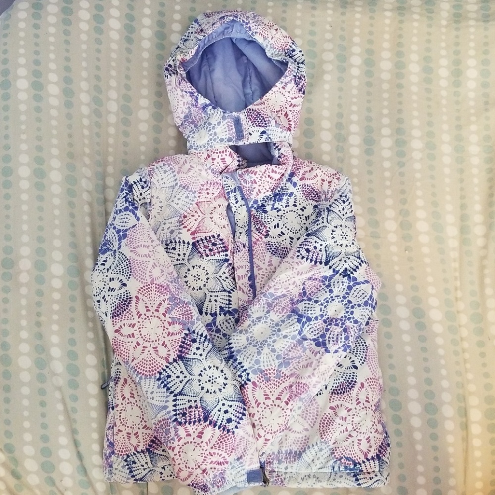 Girls size SM 8 LL BEAN Winter Jacket